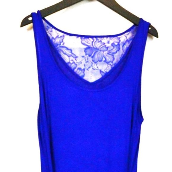 Maxi Dress flowy  Whimsigoth Sleeveless   Lace Medium - Picture 3 of 10